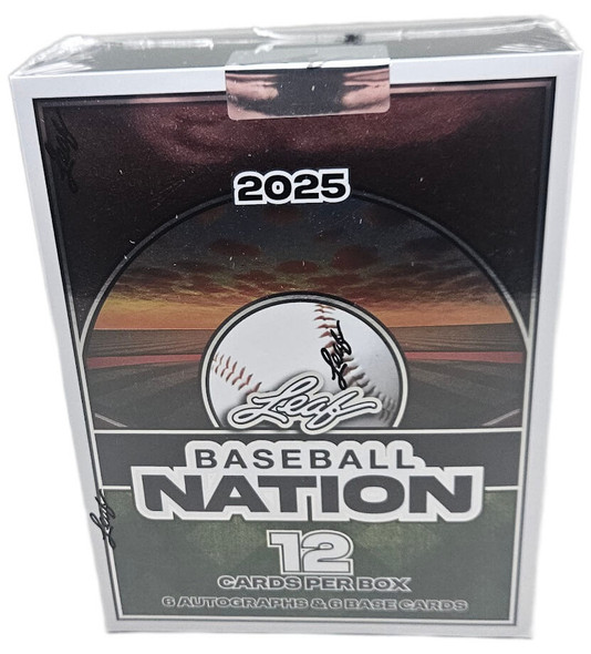 2025 Leaf Baseball Nation Hobby Box