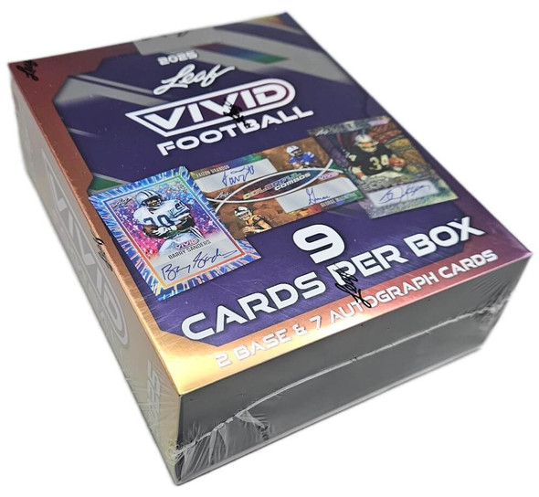 2025 Leaf Vivid Football Hobby Box