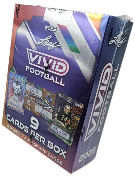 2025 Leaf Vivid Football Hobby Box