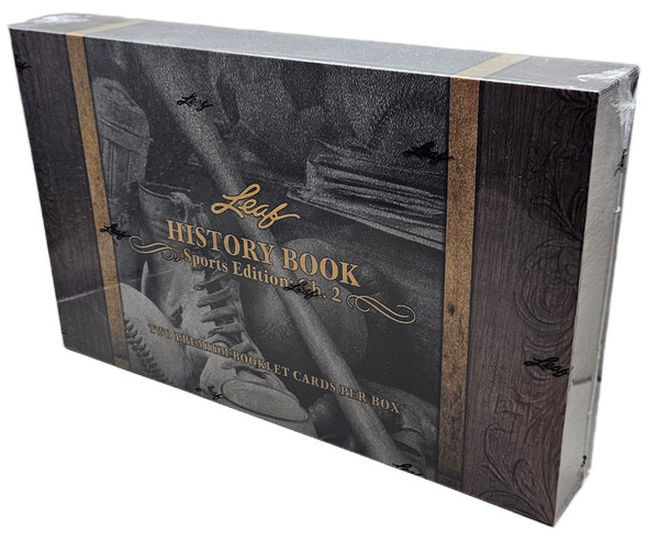 2025 Leaf History Book Sports Edition Chapter 2 Hobby Box