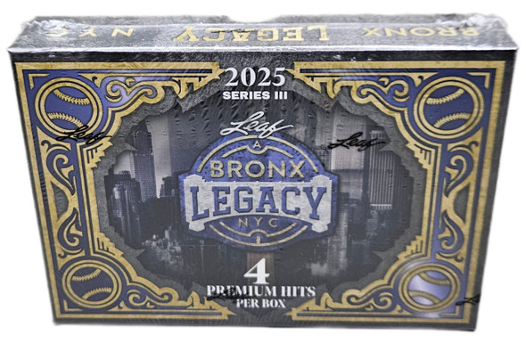 2025 Leaf A Bronx Legacy Series III Baseball Hobby Box