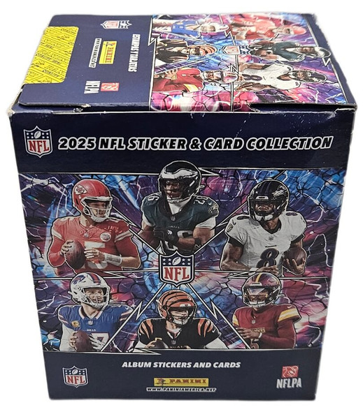 2025 Panini NFL Sticker & Card Collection Football 50 Pack Box