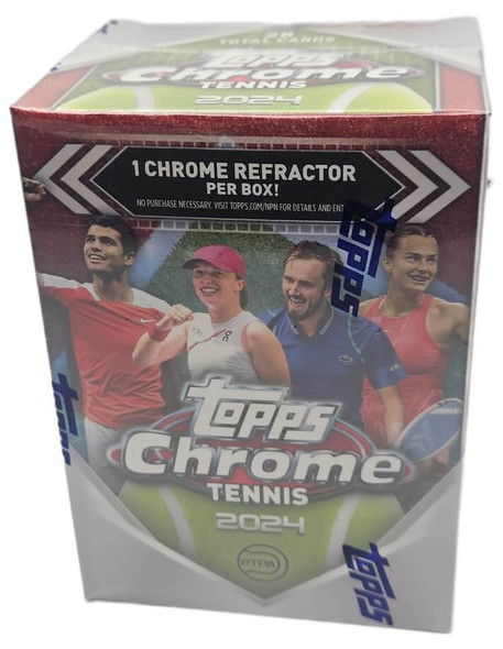 2024 Topps Chrome Tennis 7 Pack Blaster Box