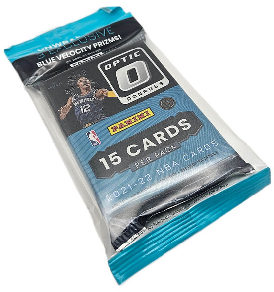 2021-22 Panini Donruss Optic Basketball 15 Card Jumbo Value Pack