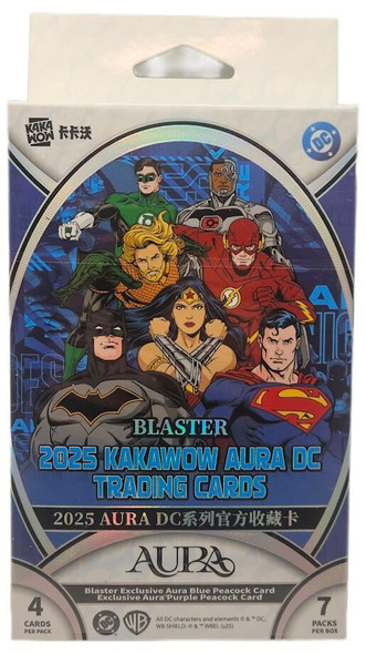 2025 Kakawow Aura DC Comics Trading Cards Blaster Box