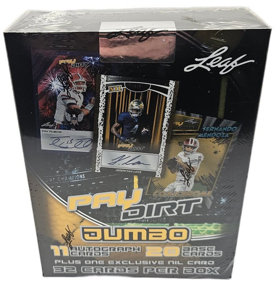 2026 Leaf Paydirt Football Hobby Jumbo Box