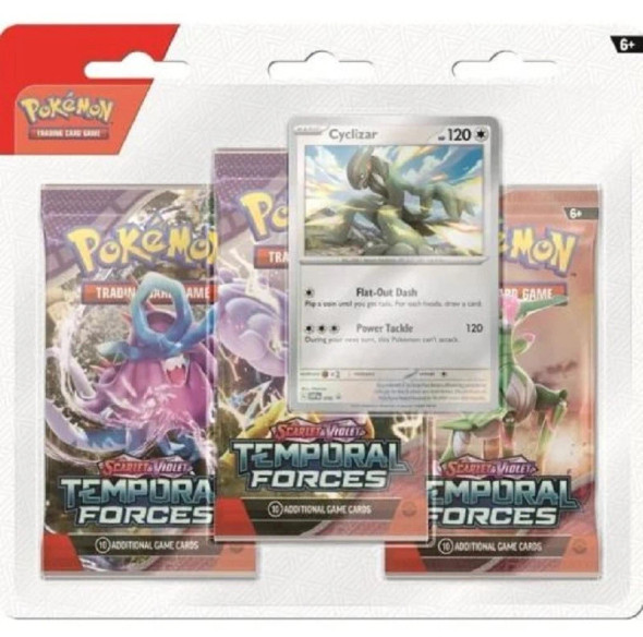 Pokemon Temporal Forces 3-Pack Blister Cyclizar