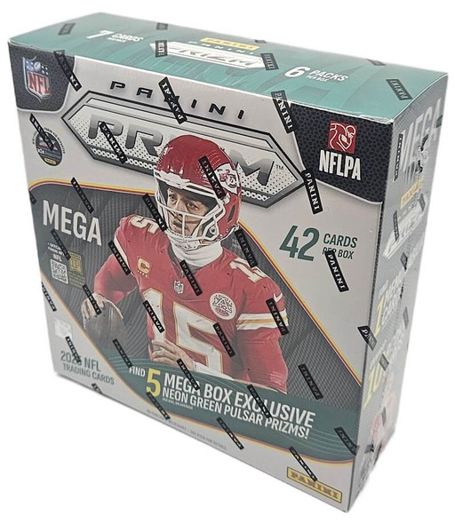 2025 Panini Prizm Football 6 Pack Mega Box