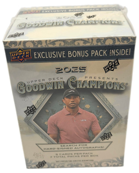 2025 Upper Deck Goodwin Champions 7 Pack Blaster Box