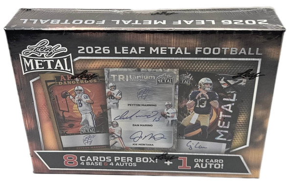 2026 Leaf Metal Football Hobby Box