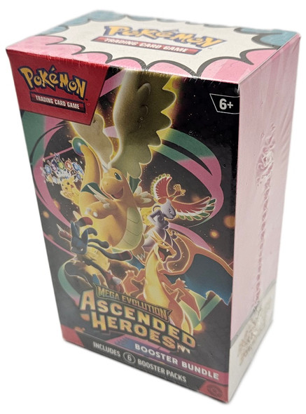 Pokemon Mega Evolution: Ascended Heroes 6 Pack Booster Bundle Box