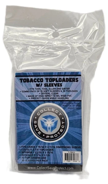 CSP Tobacco Toploaders With Sleeves Combo Pack (10-Count)