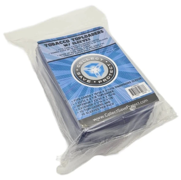CSP Tobacco Toploaders With Sleeves Combo Pack (10-Count)