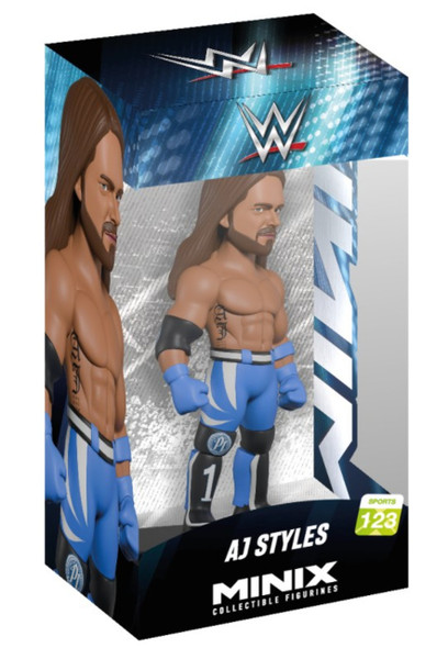 Minix Sports Series #123 AJ Styles WWE Wrestling 4.75 Inch Collectible Vinyl Figure