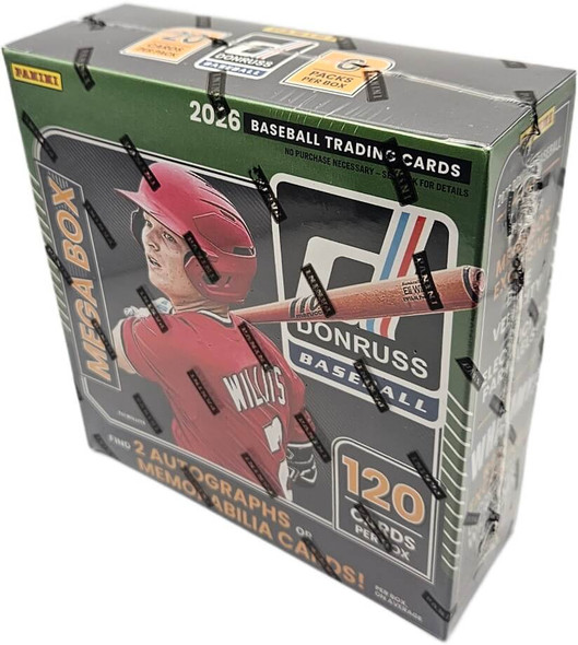 2026 Panini Donruss Baseball 6 Pack Mega Box