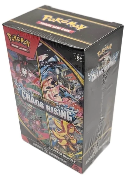 Pokemon Mega Evolution: Chaos Rising 6 Pack Booster Bundle Box