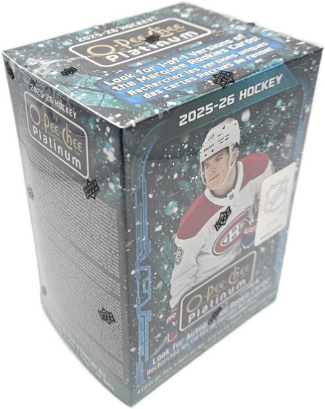 2025-26 Upper Deck O-Pee-Chee Platinum Hockey 6 Pack Blaster Box