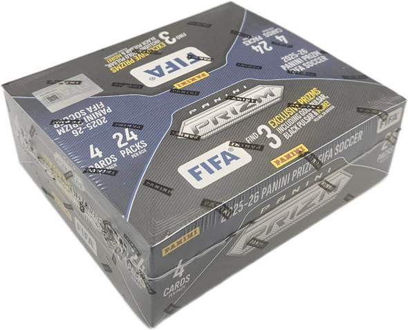 2025-26 Panini Prizm FIFA Soccer 24 Pack Retail Display Box