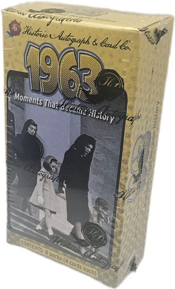 2026 Historic Autographs 1963: Moments That Became History Hobby Box