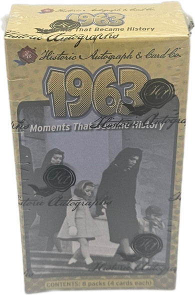 2026 Historic Autographs 1963: Moments That Became History Hobby Box