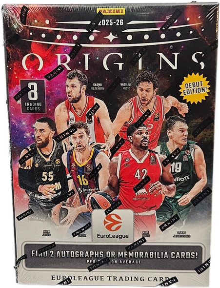 2025-26 Panini Origins EuroLeague Basketball Hobby Box