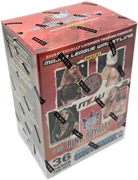 2026 Panini Ring Royalty Major League Wrestling 6 Pack Blaster Box