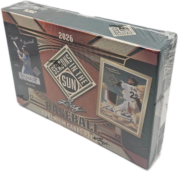 2026 Leaf Seasons In The Sun Baseball Hobby Box