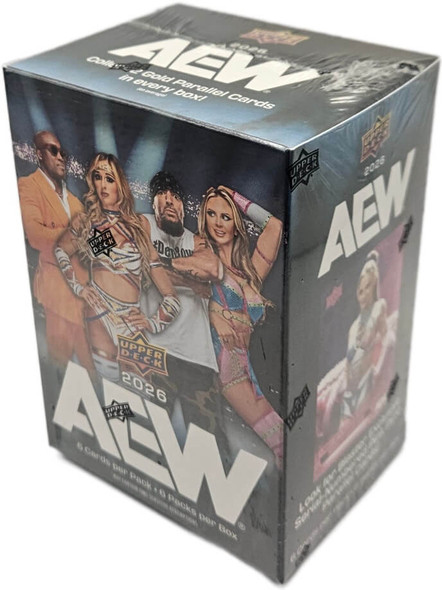 2026 Upper Deck AEW Elite Wrestling 6 Pack Blaster Box