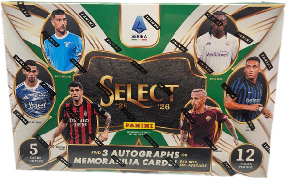 2025-26 Panini Select Serie A Soccer Hobby Box