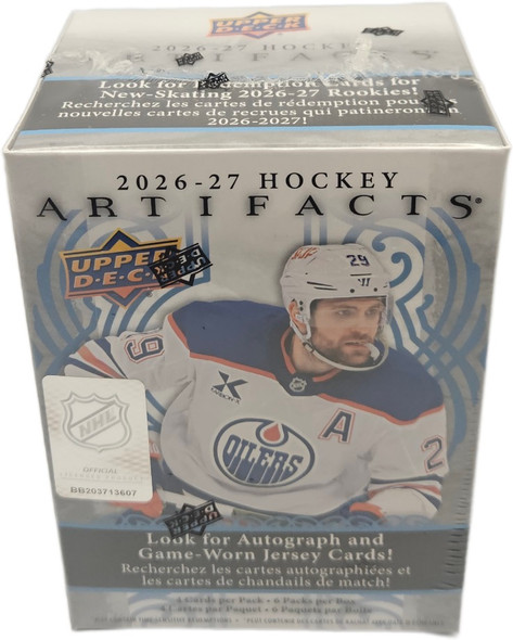 2026-27 Upper Deck Artifacts Hockey 6 Pack Blaster Box