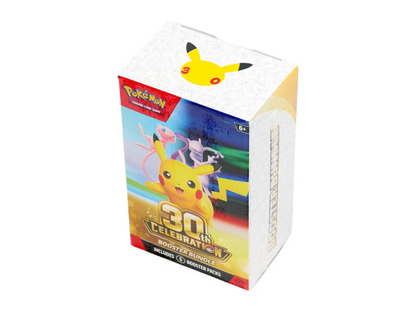 Pokemon 30th Anniversary Celebration 6 Pack Booster Bundle Box