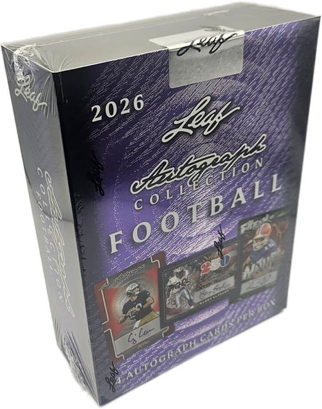 2026 Leaf Autograph Collection Football Hobby Box