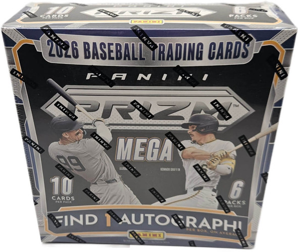 2026 Panini Prizm Baseball 6 Pack Mega Box