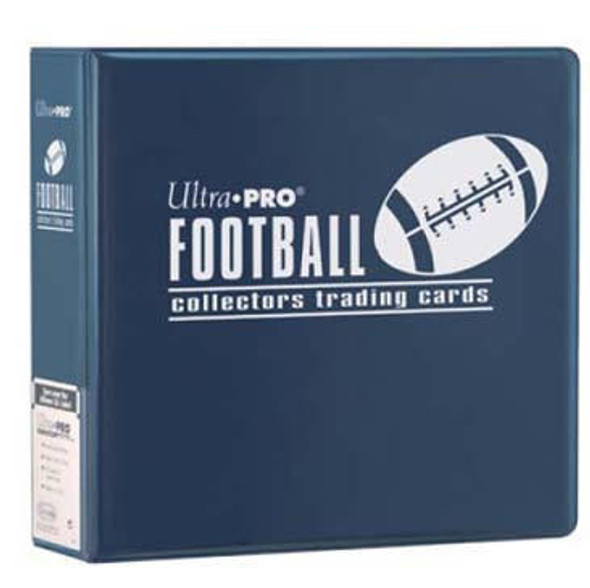 Ultra Pro 3 Football Trading Card Collectors Album Blue Collection Binder