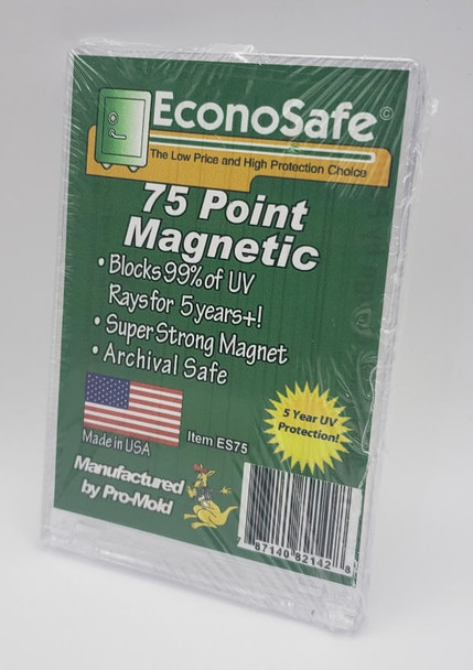 Pro-Mold EconoSafe 75pt Thicker Size Magnetic Trading Card Holder with UV Protection