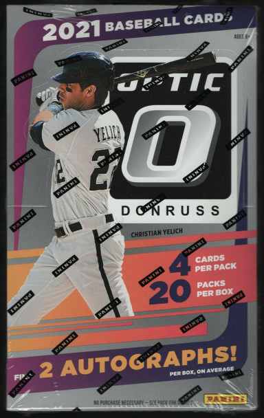 NEW RELEASE!!! 2022 Donruss Optic Baseball Hobby Box. 