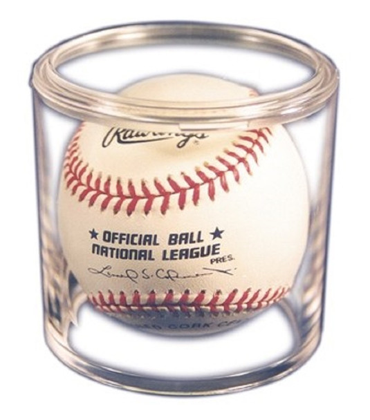 Pro-Mold Round Tube Baseball Holder Display Case with UV Protection