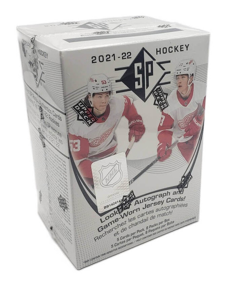 2021-22 Upper Deck SP Hockey 8 Pack Blaster Box