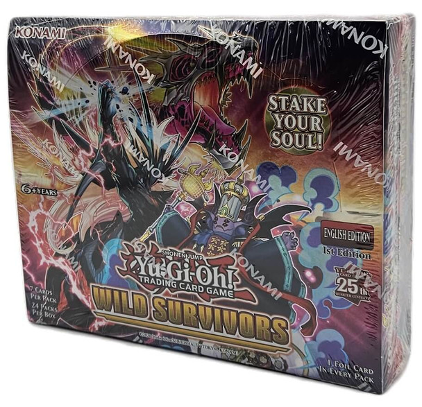 Yu-Gi-Oh! Wild Survivors Factory Sealed 24 Pack Booster Box