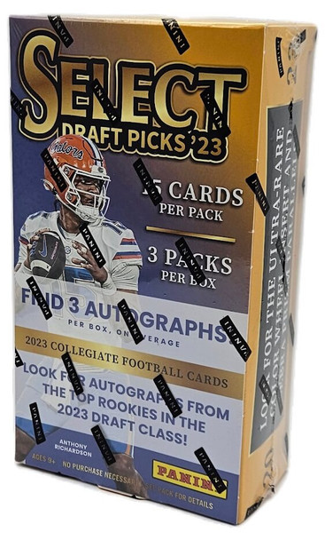 2023 Panini Select Draft Picks Football Hobby Box