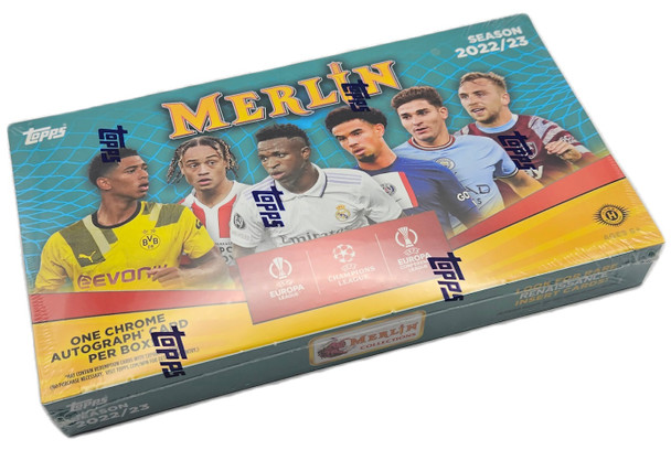 2022-23 Topps Merlin Chrome UEFA Club Competitions Soccer Hobby Box