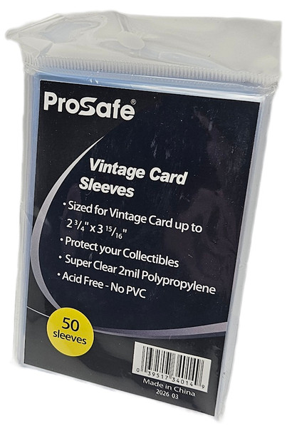 Pro-Safe Vintage Size Card Sleeves (Pack of 50)