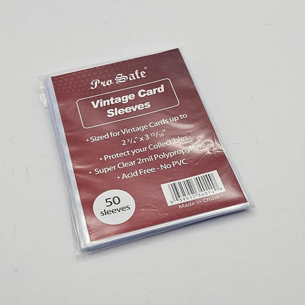 Pro-Safe Vintage Size Card Sleeves (Pack of 50)