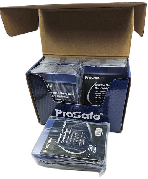 Pro-Safe Grading Size Semi Rigid Card Holders (Box of 200)