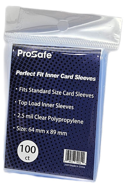 Pro-Safe Perfect Fit Inner Card Sleeves (100 Count Pack)