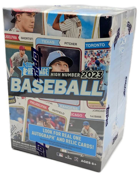 2023 Topps Heritage High Number Edition Baseball 8 Pack Blaster Box
