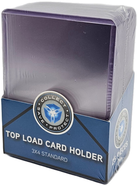 CSP Standard 3x4 Topload Card Holders (25 Count Pack)