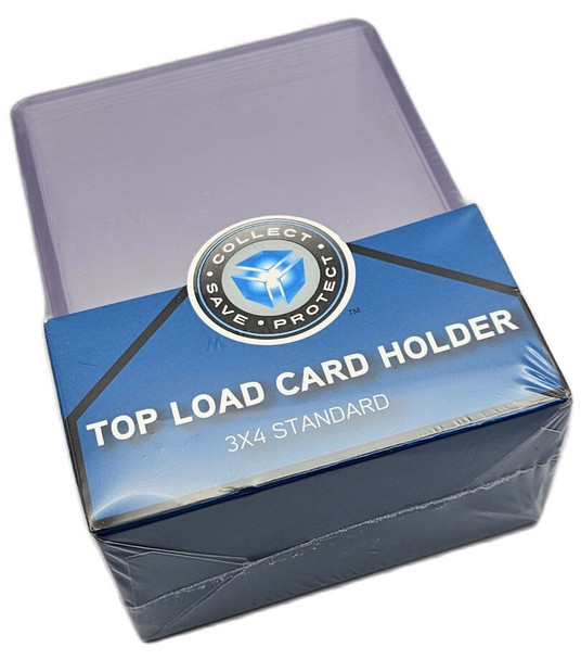 CSP Standard 3x4 Topload Card Holders (25 Count Pack)