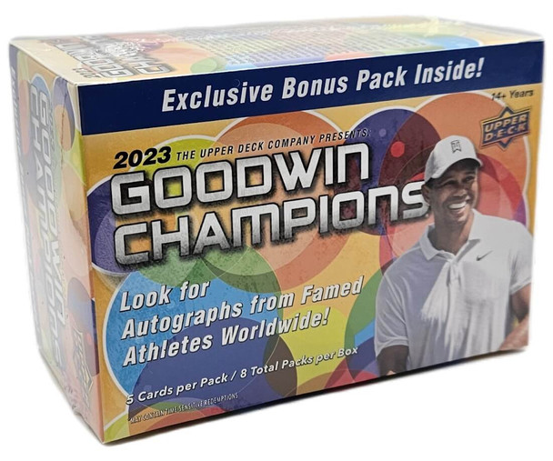2023 Upper Deck Goodwin Champions 8 Pack Blaster Box