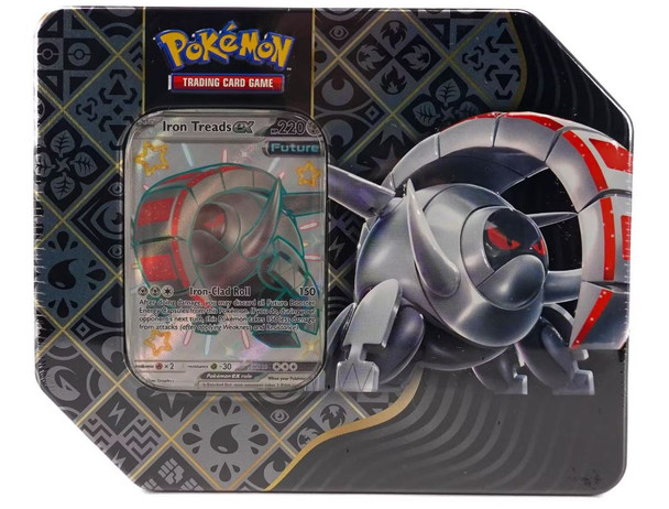 Pokemon Paldean Fates Tin - Iron Treads Ex